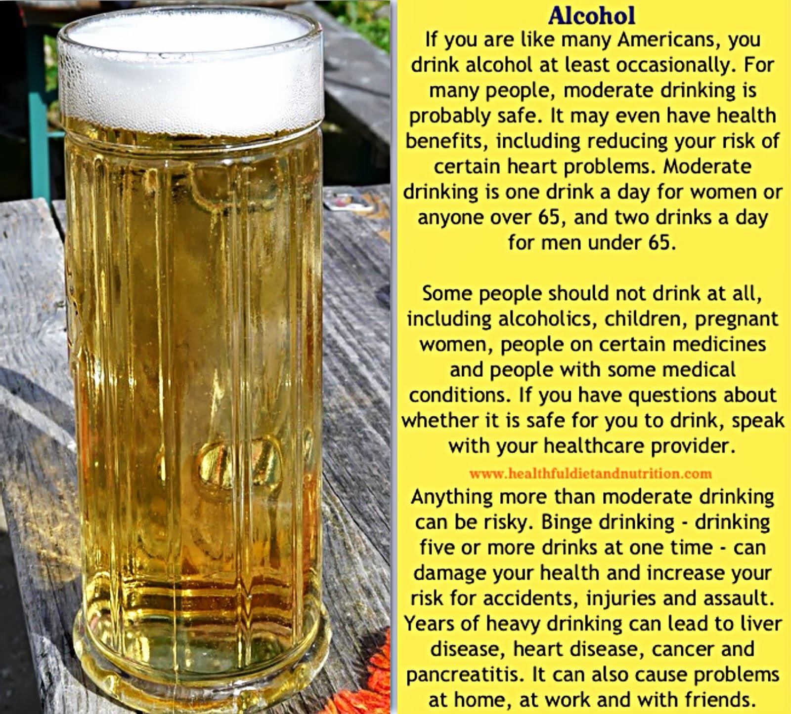 Drink Alcohol Moderately