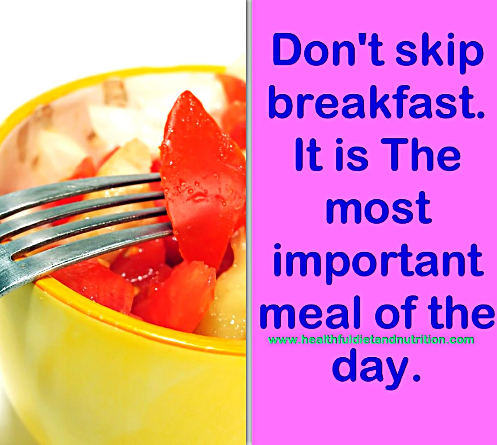 Don't Skip Breakfast