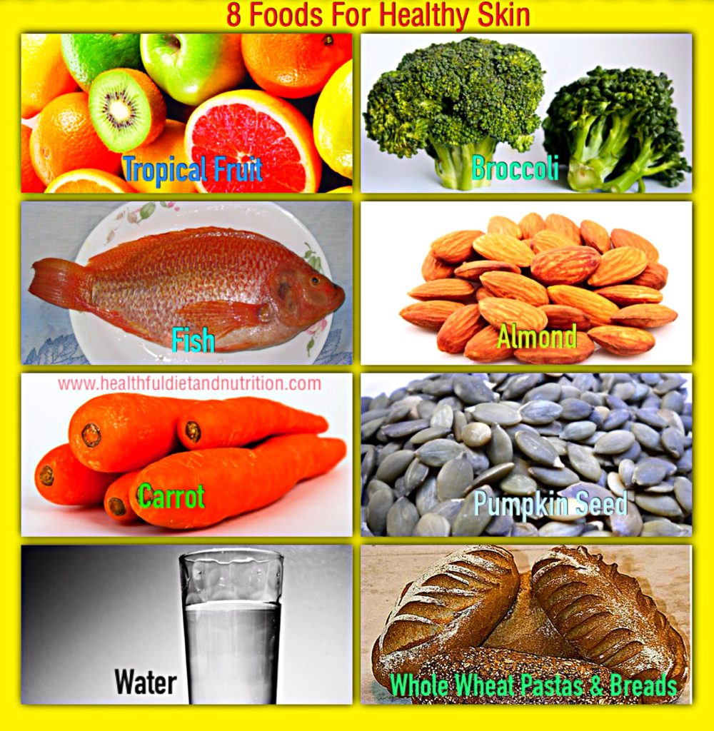 Healthy skin is nourished by a balanced diet rich in vitamins, minerals, and antioxidants. Incorporate foods high in omega-3 fatty acids, such as salmon, walnuts, and flaxseeds, to maintain skin elasticity. Antioxidant-rich fruits like blueberries, strawberries, and oranges combat free radicals, promoting a youthful look. Leafy greens, such as spinach and kale, provide essential vitamins A and C, which aid in cell regeneration and collagen production. Hydration is key, so drink plenty of water and enjoy hydrating foods like cucumbers and tomatoes. Additionally, consider nuts and seeds for healthy fats that support skin barrier function and overall radiance.