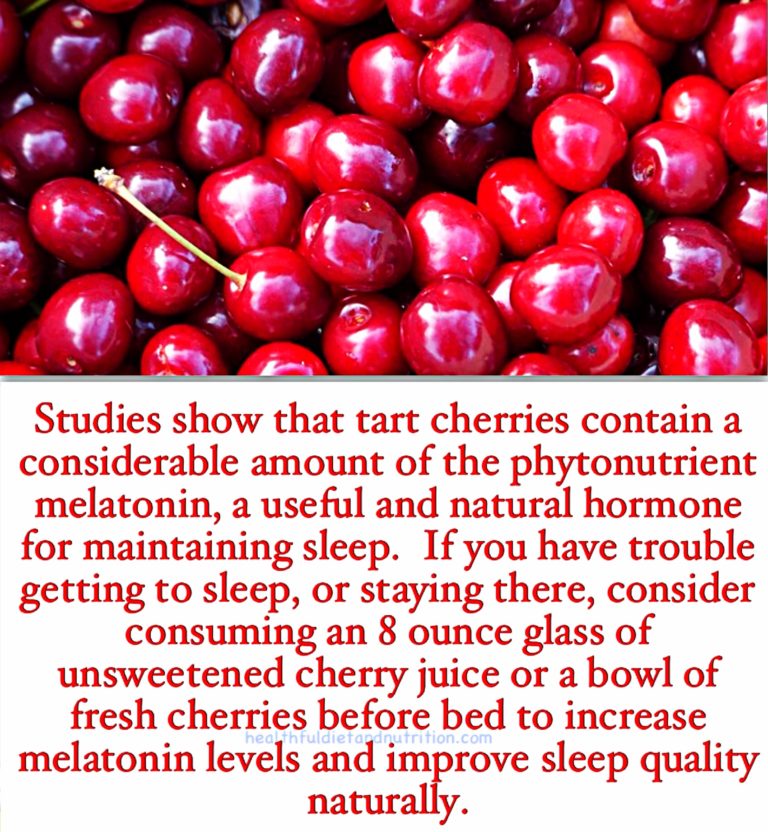 (112/294.) Consume Cherries To Improve Sleep Quality myhealthfuldiet