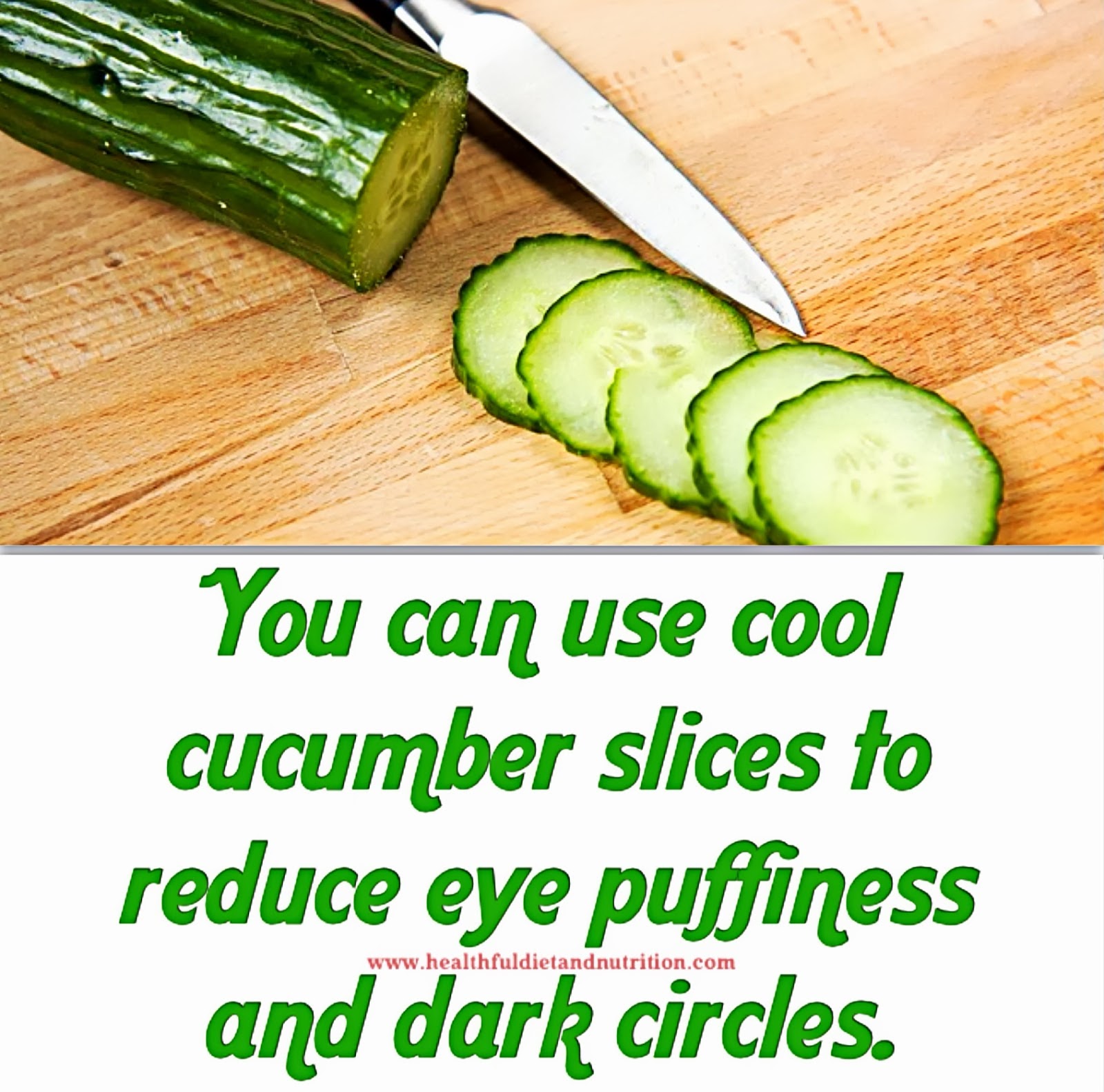 Cucumber Slices and Eyes