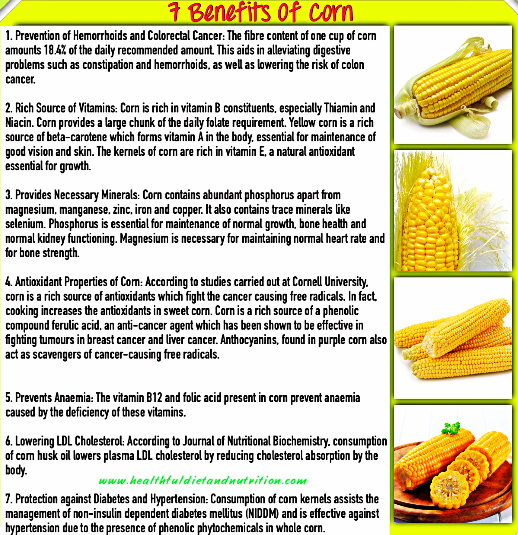 7 Benefits of Corn
