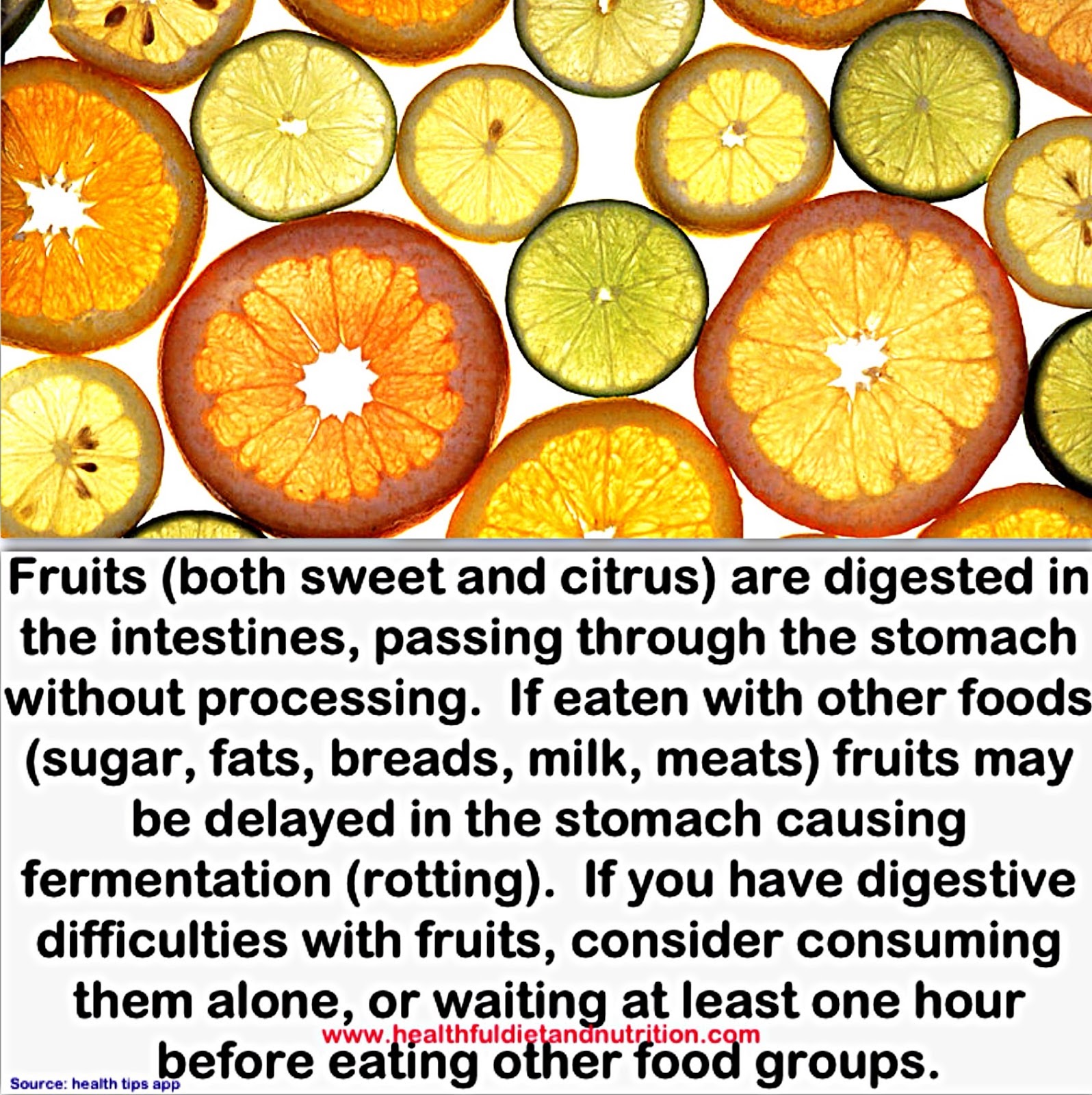 Consume Fruits Alone Or An Hour Before Meal