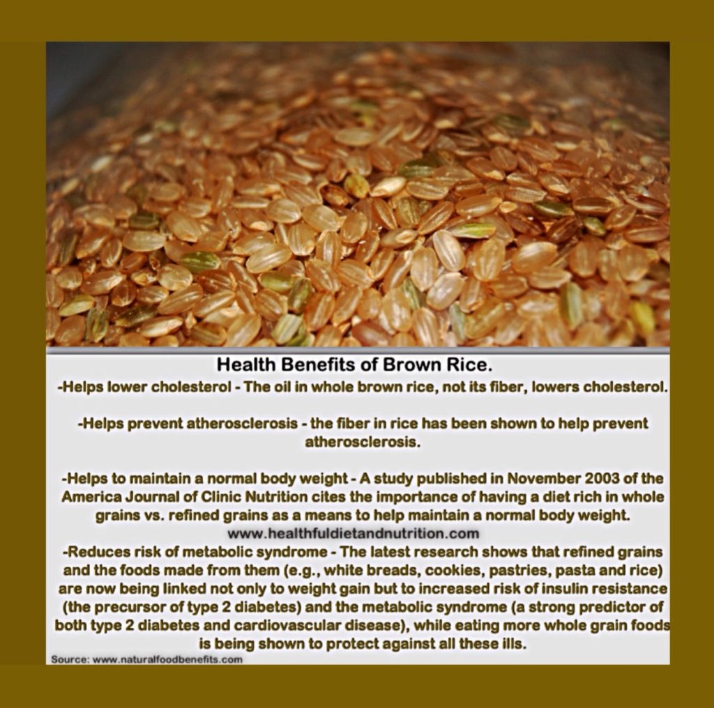 Health Benefits of Brown Rice Healthful Diet & Nutrition