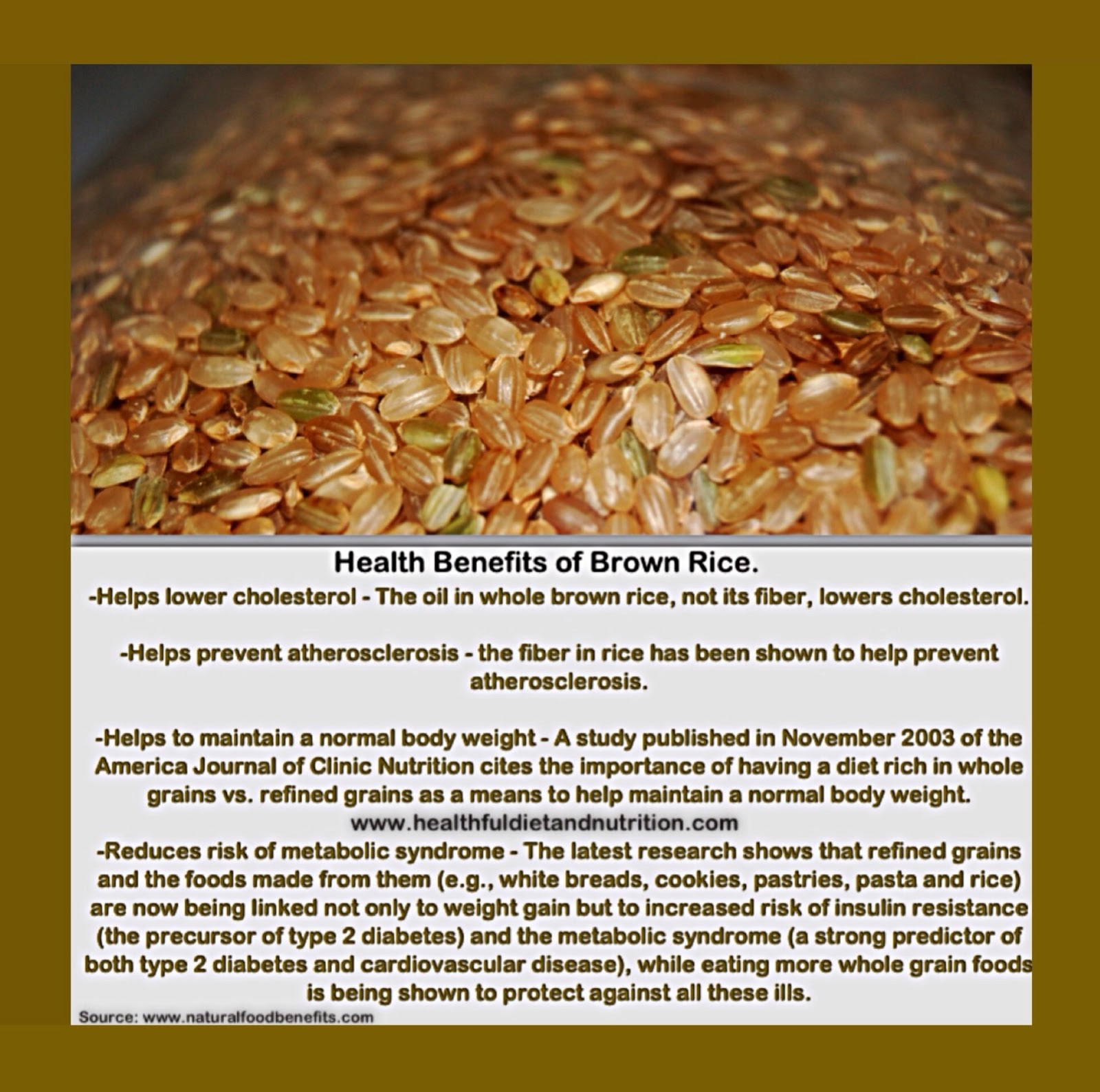 Health Benefits of Brown Rice