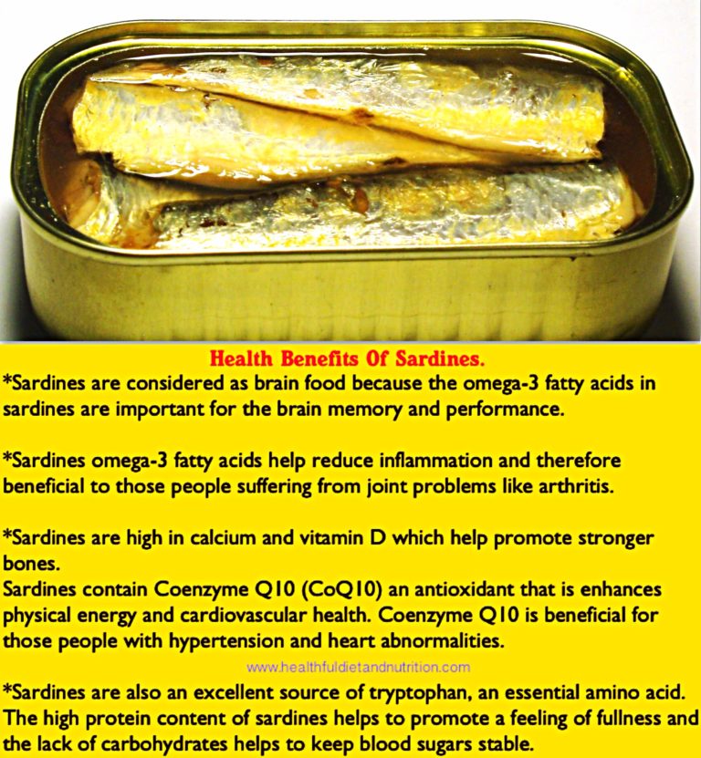 Health Benefits of Sardines Healthful Diet & Nutrition