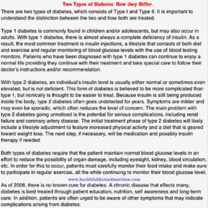 Diabetes is a chronic metabolic disorder characterized by high blood sugar levels due to insufficient insulin production or the body's inability to effectively use insulin. There are primarily two types: Type 1 diabetes, an autoimmune condition where the pancreas produces little to no insulin, and Type 2 diabetes, which typically develops due to insulin resistance and is often linked to obesity and lifestyle factors. Symptoms include frequent urination, increased thirst, fatigue, and blurred vision. Long-term complications can affect the heart, kidneys, nerves, and eyes. Management includes lifestyle modifications, blood sugar monitoring, and, in some cases, insulin therapy or medication.