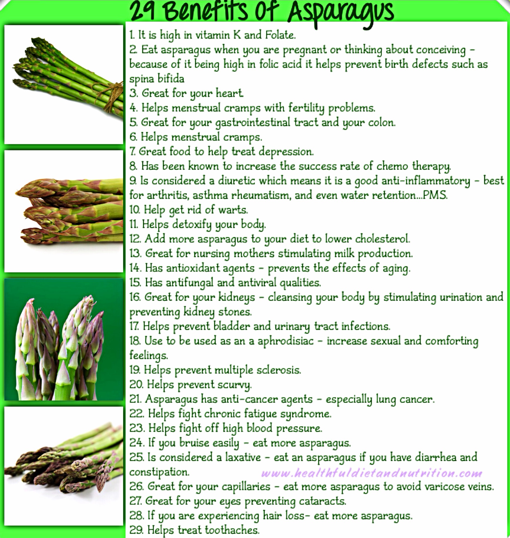 29 Benefits of Asparagus
