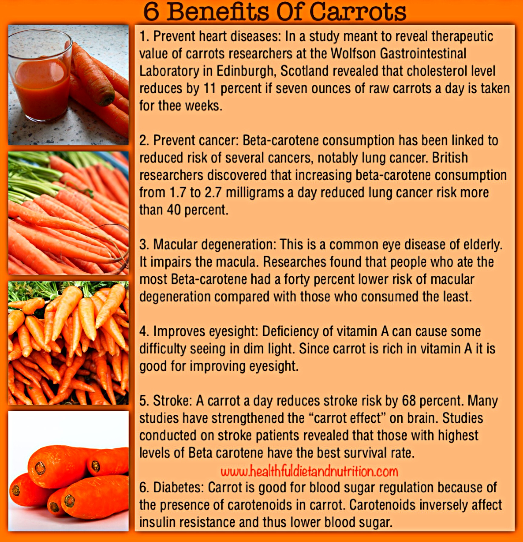 6 Benefits Of Carrot