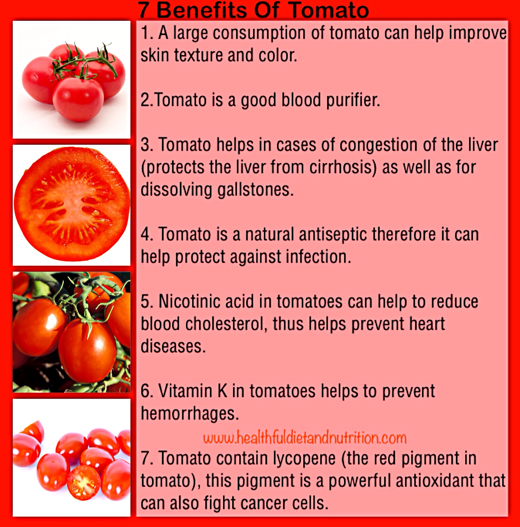 7 Benefits of Tomato