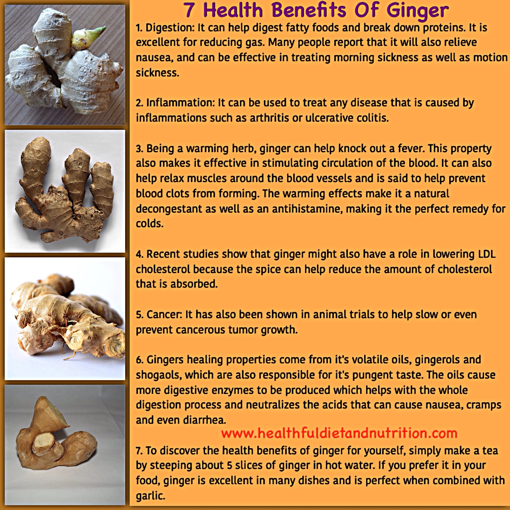 7 Benefits Of Ginger