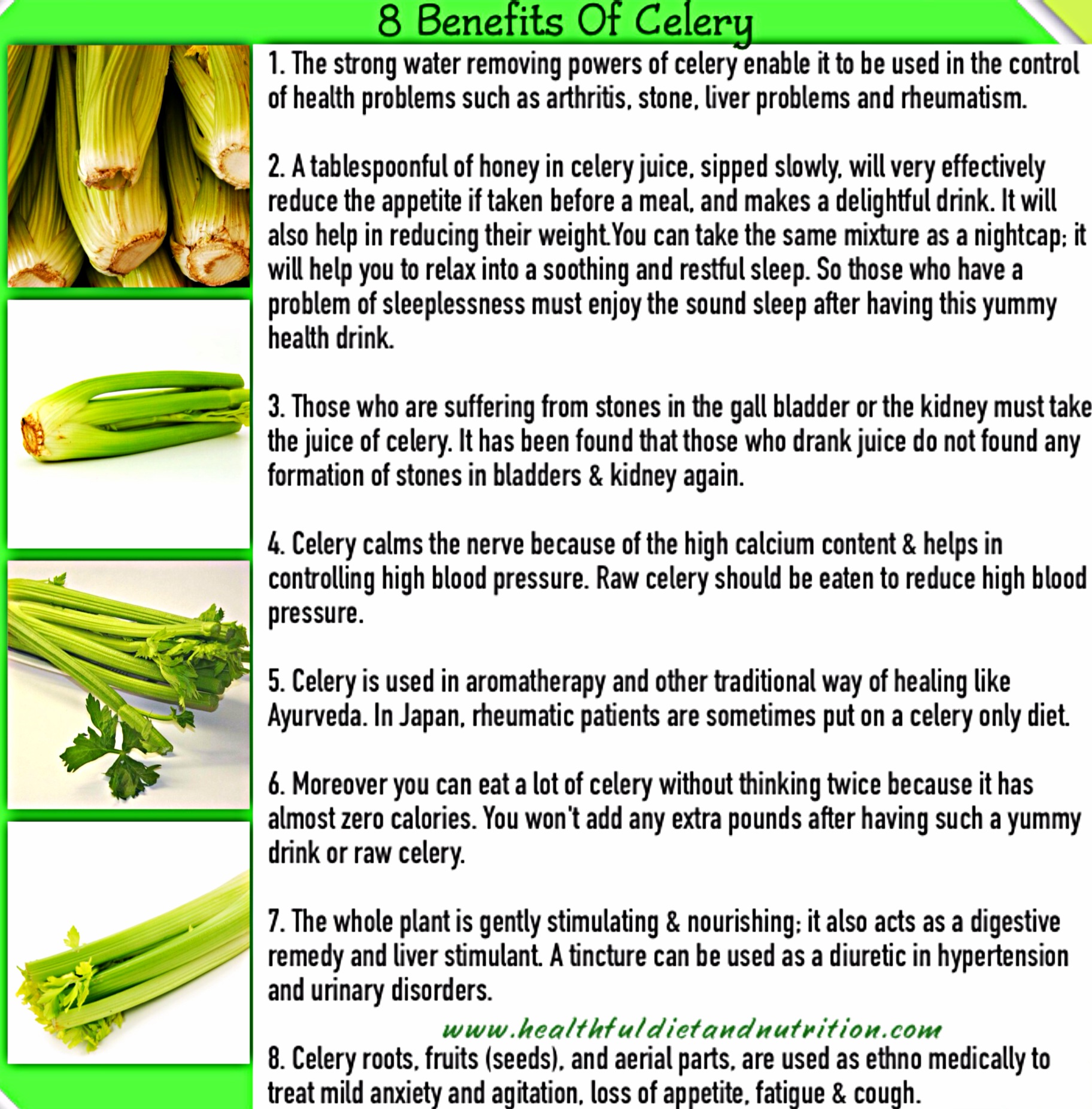 8 Benefits Of Celery
