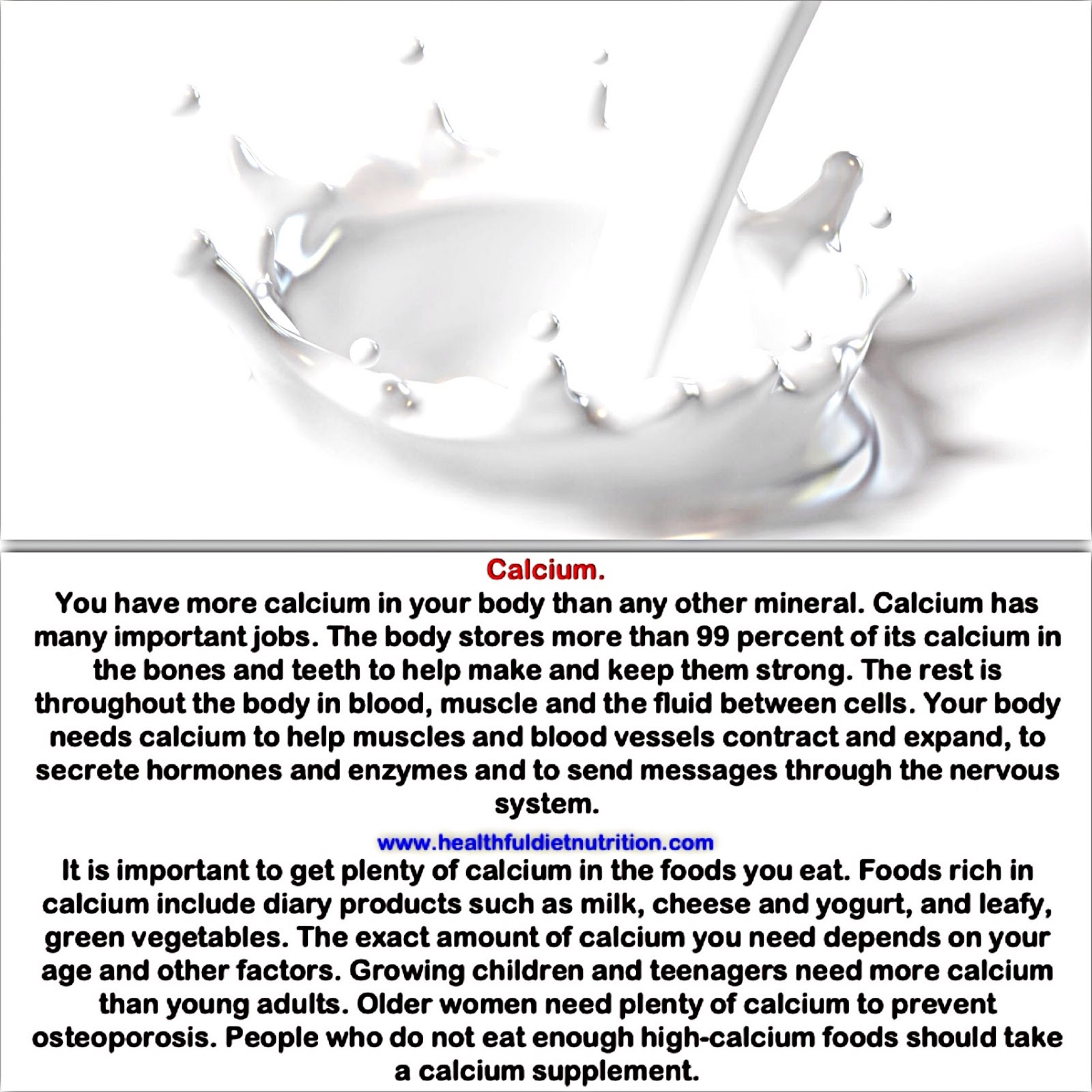 Calcium Health Benefits