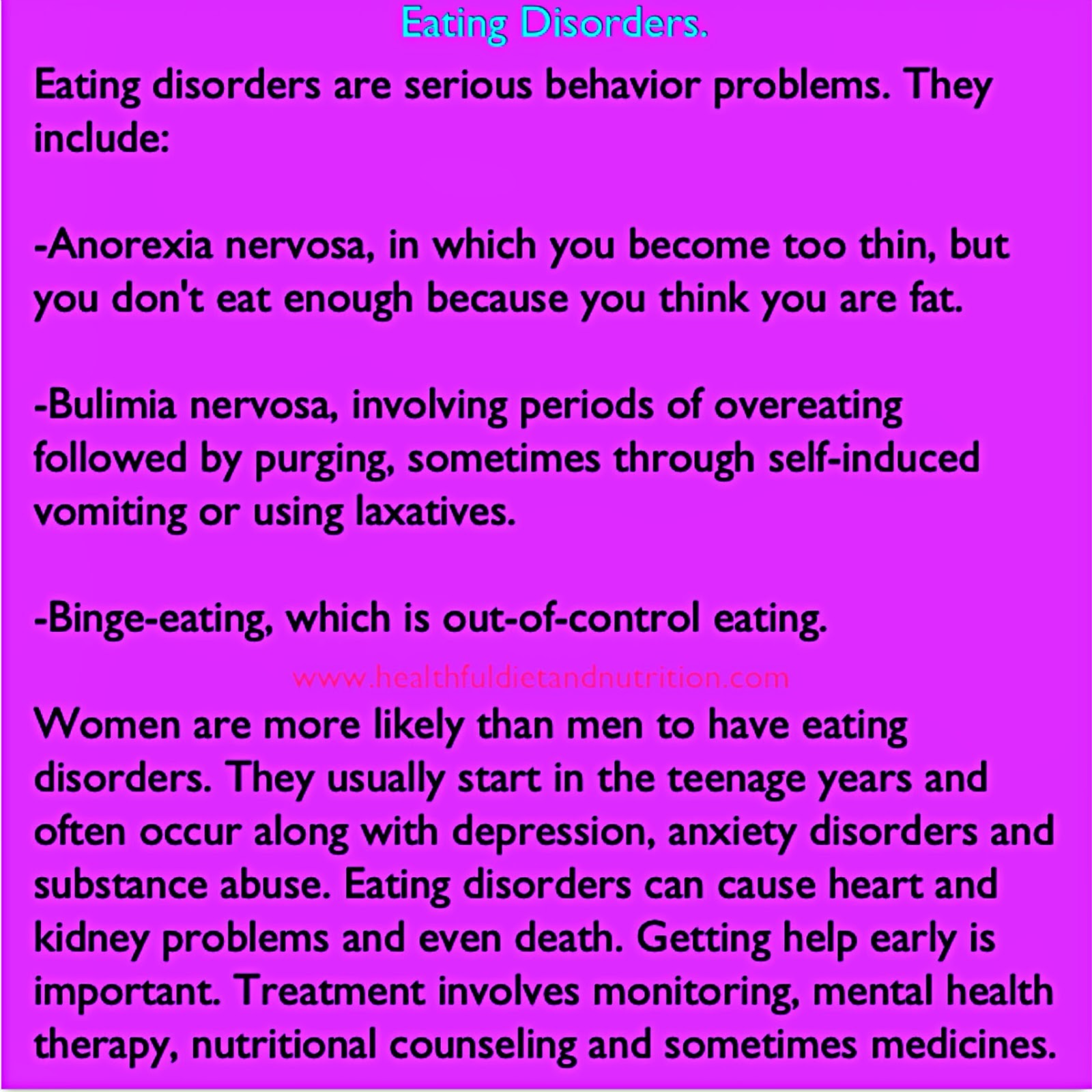 What Are Eating Disorders?