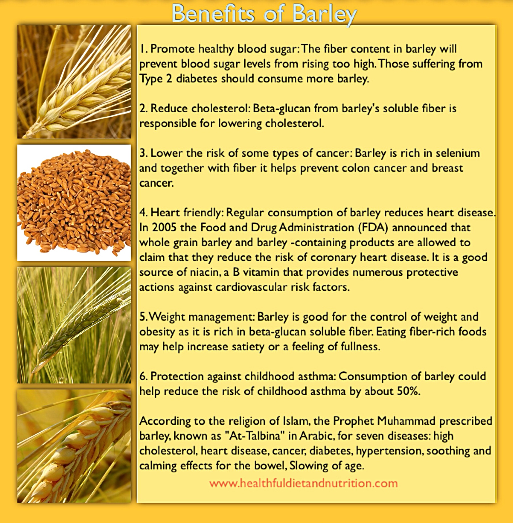 Health Benefits of Barley