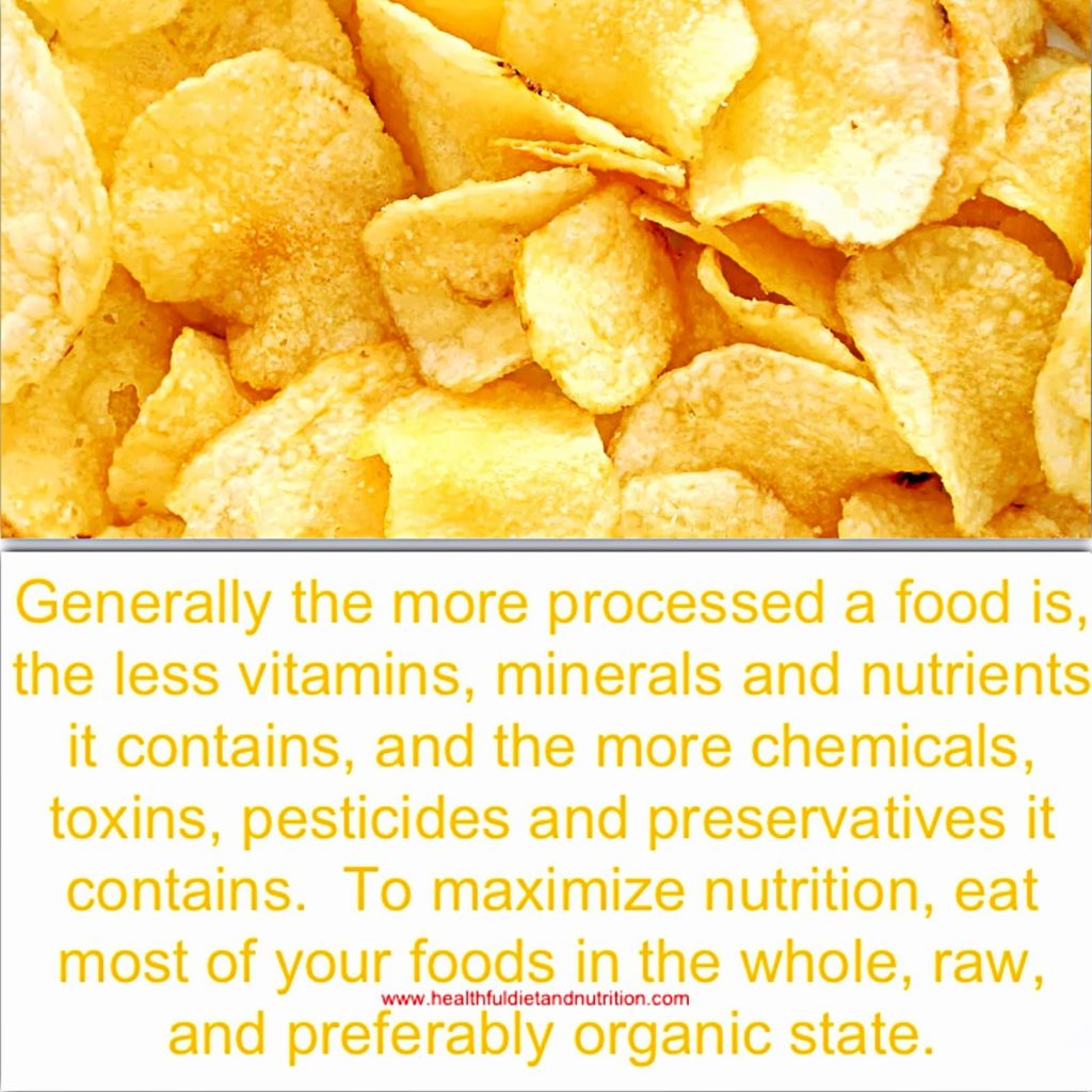 Avoid Processed Foods To Maximize Health
