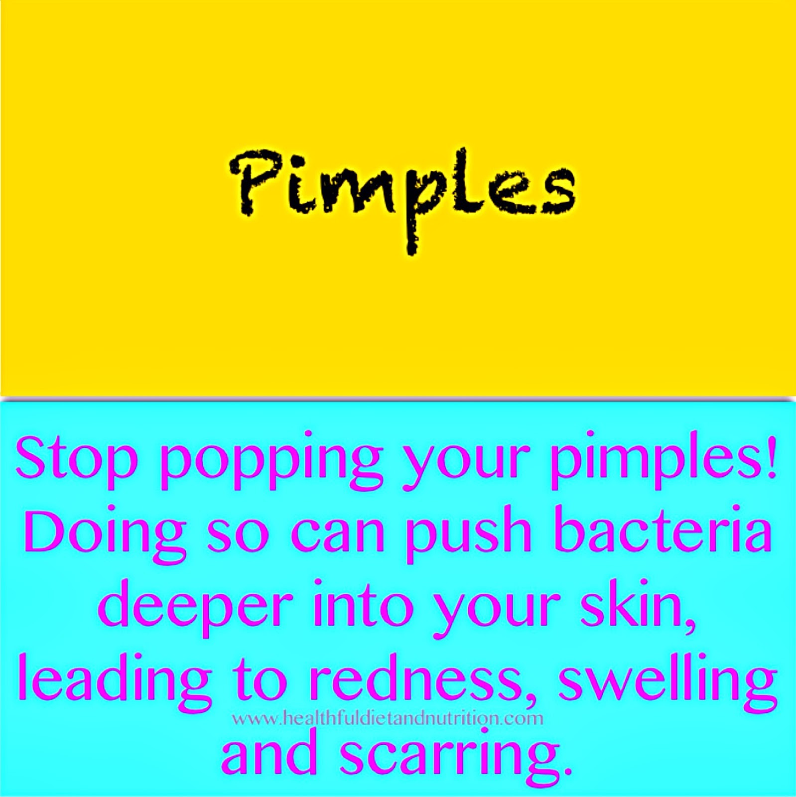 Stop Popping Your Pimples