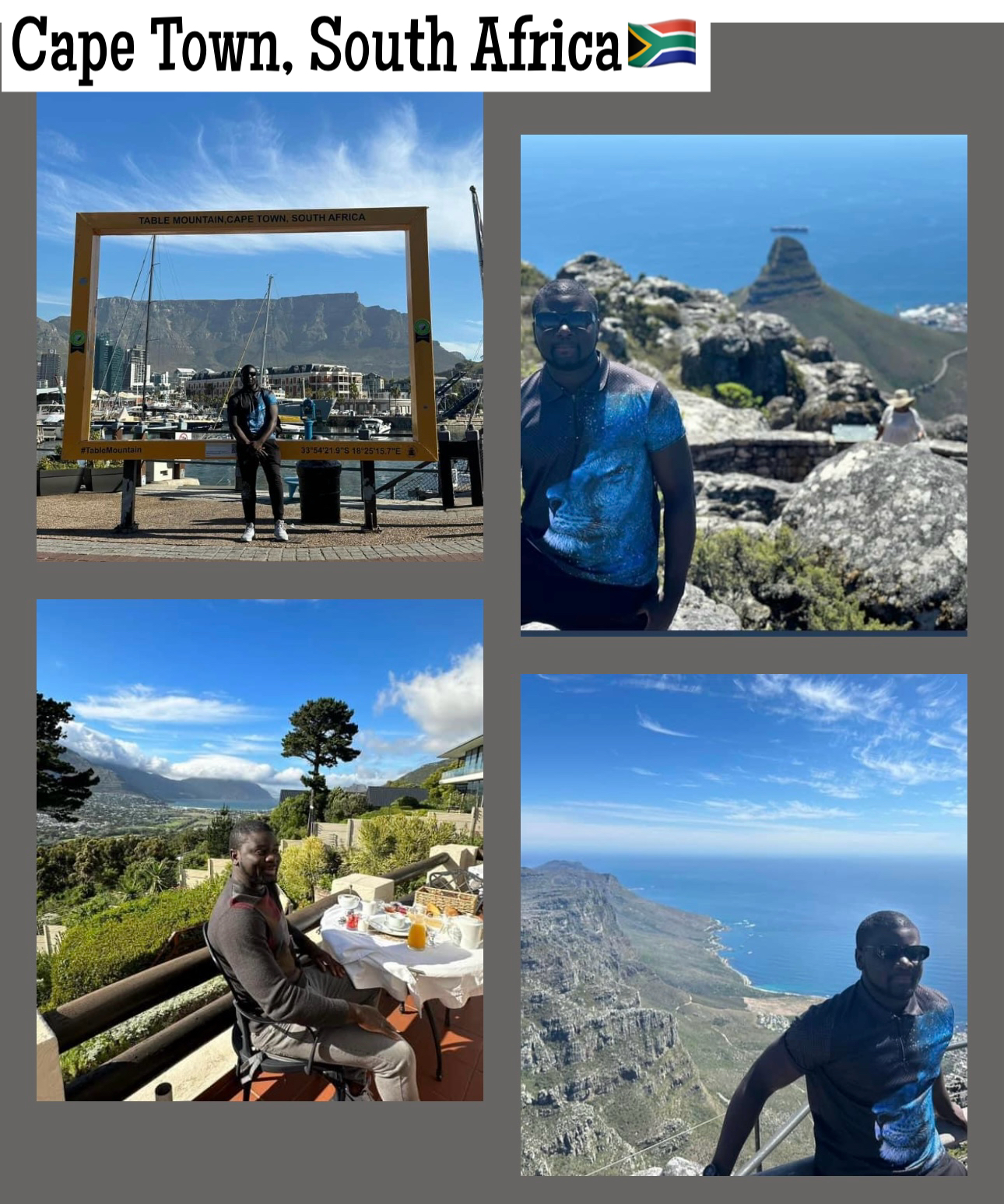 Lewis Demilade Babatope- Table Mountain, Cape Town, South Africa