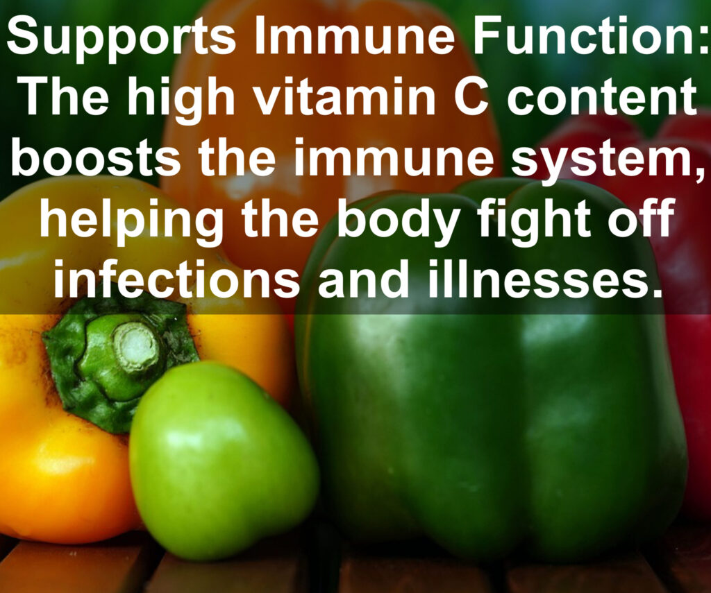 3. Supports Immune Function: The high vitamin C content boosts the immune system, helping the body fight off infections and illnesses.