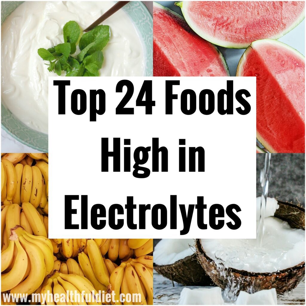 Top 24 Foods High in Electrolytes
