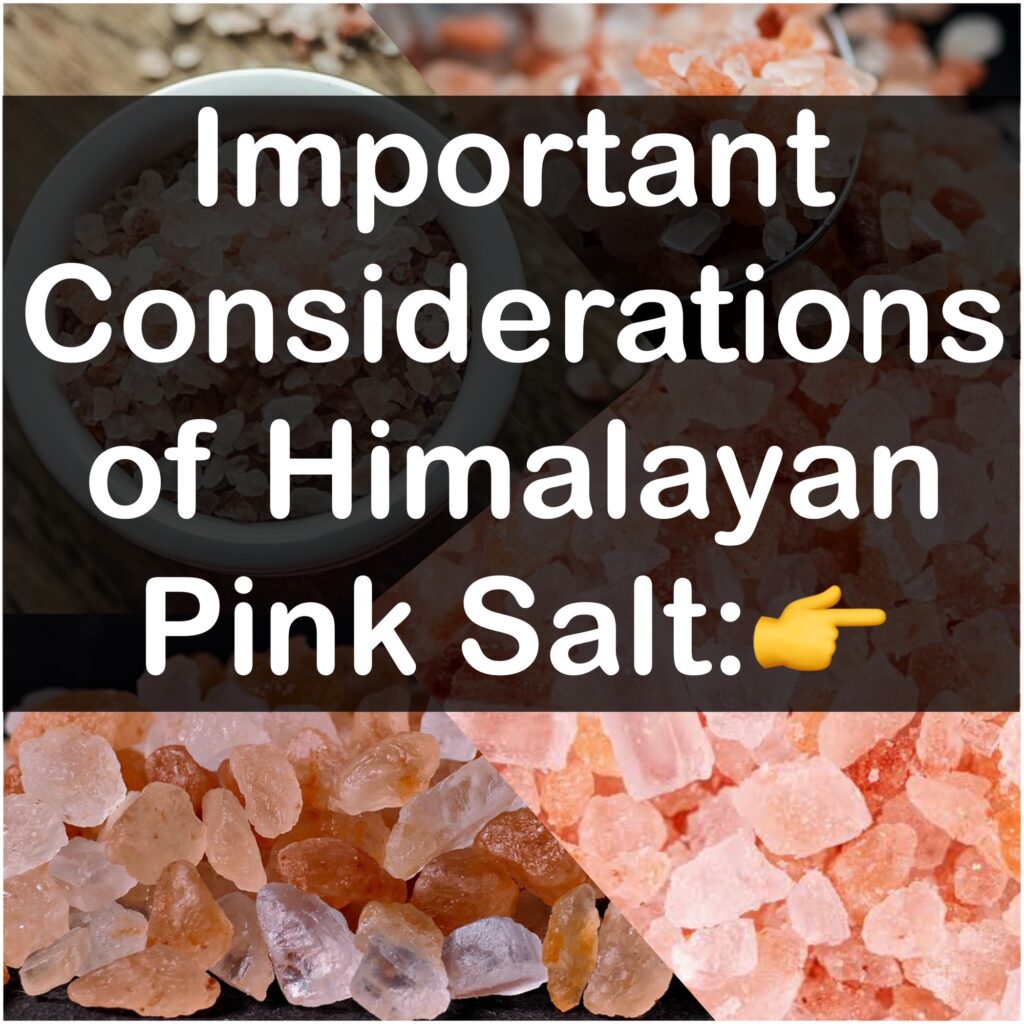 Important Considerations of Himalayan Pink Salt