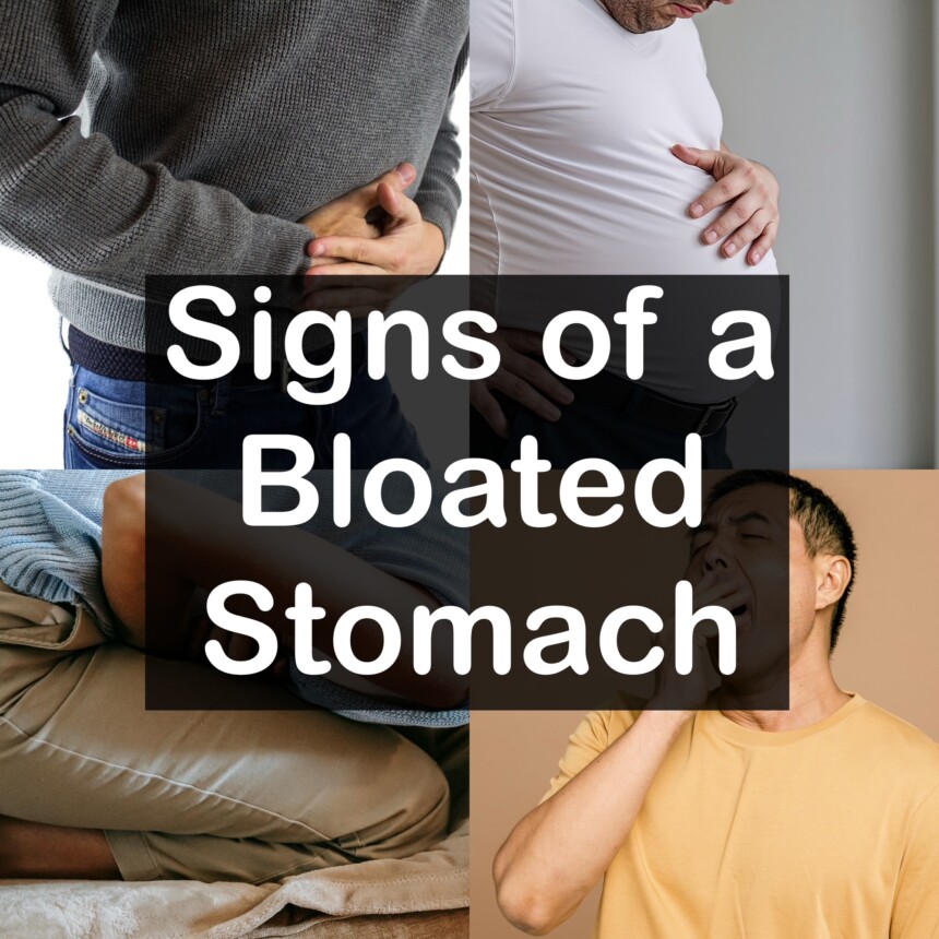 Signs of a Bloated Stomach