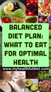 Balanced Diet Plan: What to Eat for Optimal Health