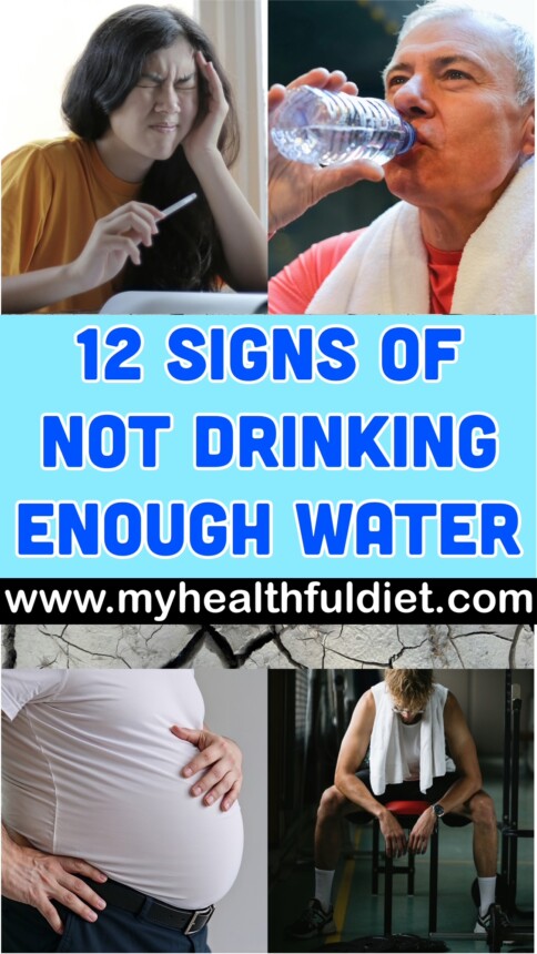 12 Signs of not Drinking Enough Water